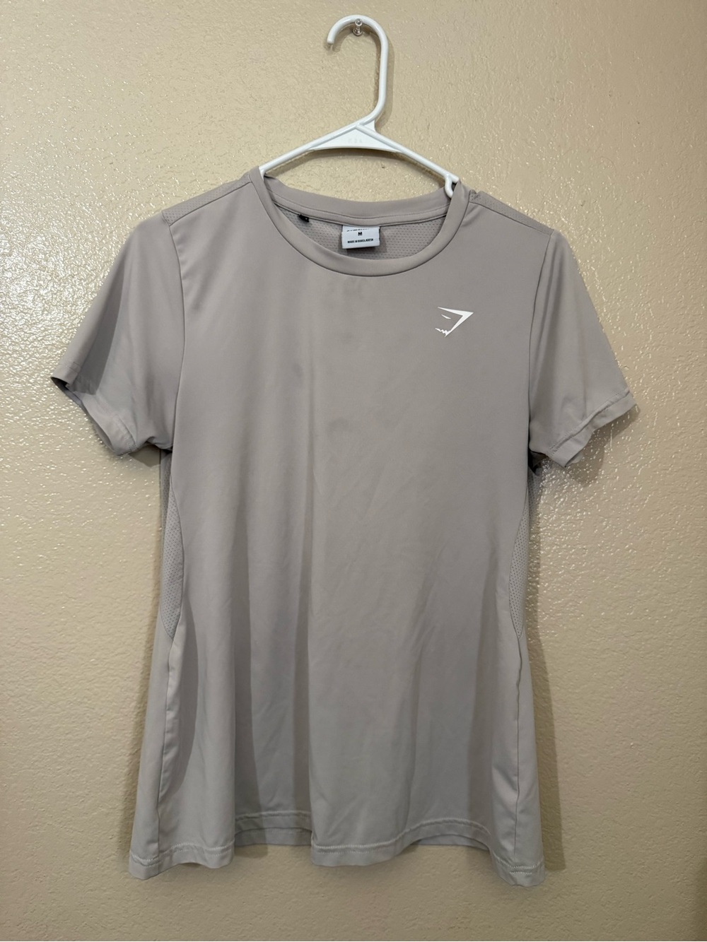 Gymshark Taupe Short Sleeve Training Tee